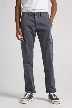 Хлопковые брюки карго PEPE JEANS
