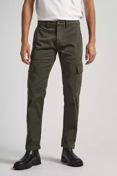 Хлопковые брюки карго PEPE JEANS