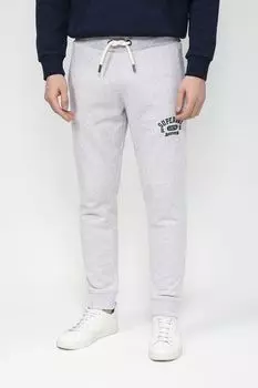Хлопковые брюки на кулиске с принтом Superdry