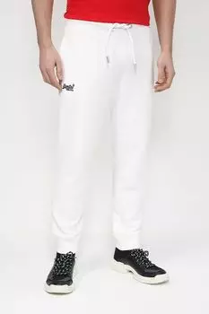 Хлопковые брюки с поясом на кулиске Superdry