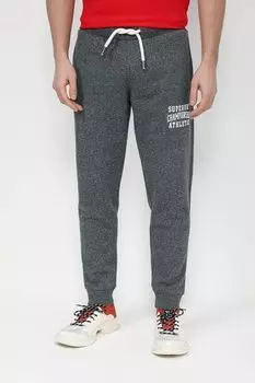 Хлопковые брюки с поясом на кулиске Superdry