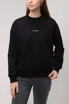 Хлопковый свитшот с логотипом COLORPLAY