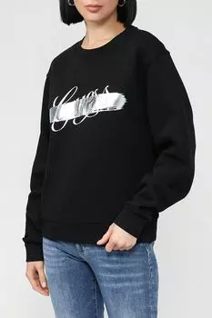 Хлопковый свитшот с логотипом Guess