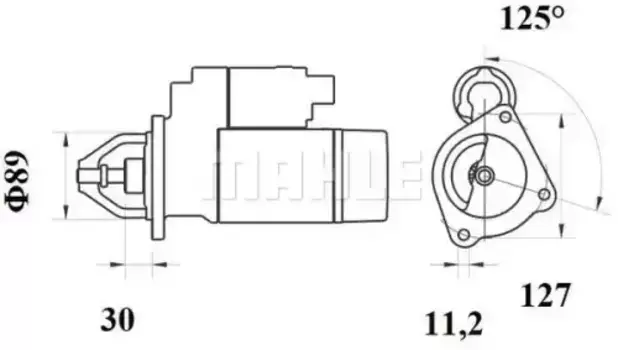 Стартер MAHLE MS 766