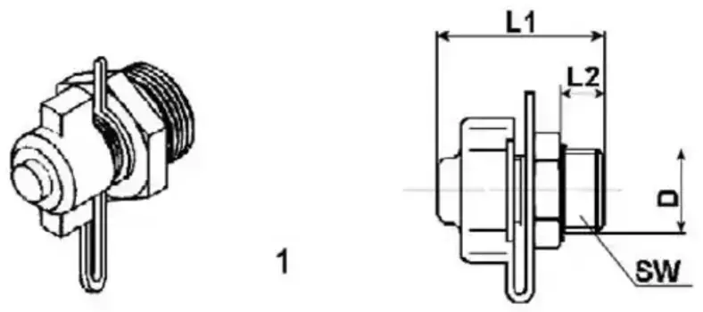 соединитель с клапаном пневмосистемы WABCO 463 703 120 0