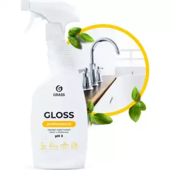 средство чистящее! для сан.узлов ''Gloss Professional'' (флакон 600 мл)\ 125533 GRASS