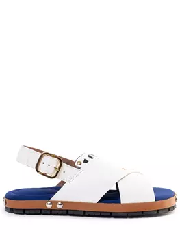 Сандалии кожаные MARNI