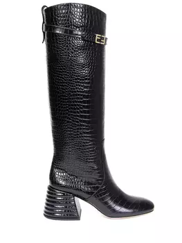 Сапоги кожаные FENDI