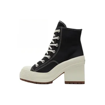 Кроссовки Converse Chuck 70 De Luxe Heel High Black Egret Unisex A05347C 37