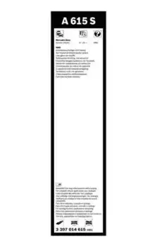 Щетка стеклоочистителя 3 397 014 615 BOSCH BOSCH AeroTwin 650/26'' мм/" 600/24'' мм/" 2 шт