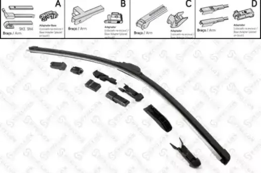 Щетка стеклоочистителя бескаркасная 204 005-SX STELLOX 650/26'' мм/" 1 шт