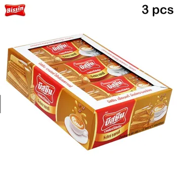 Кофейные вафли Bissin 12 пакетиков 348 г x 1 шт / 3 шт - Thai Snack 348 g