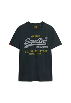Классическая футболка Superdry Shirt, морской синий