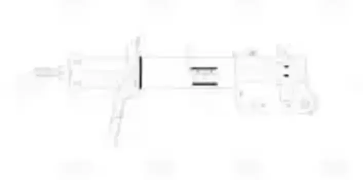 амортизатор передний левый!\ Infinity FX 03> AG 14181 TRIALLI