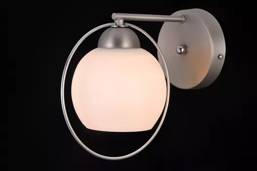 Настенное бра Natali Kovaltseva Sphere SPHERE II 81051-1W SATIN NICKEL