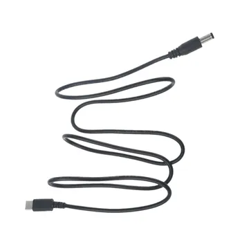 Кабель питания USB C - DC5.5x2.1mm, поддержка 5V3A, USB C, штекер - DC5521, штекер, зарядный шнур для маршрутизаторов, камер 40CM