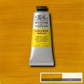 Акрил Winsor&Newton "Galeria" 60 мл Прозрачно-желтый