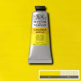 Акрил Winsor&Newton "Galeria" 60 мл Желтый лимон