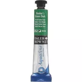 Акварель Daler-Rowney "AQUAFINE" в тубе 8 мл, темный зелёный
