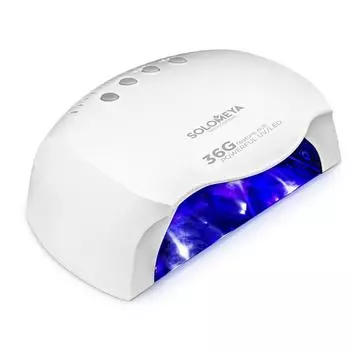 SOLOMEYA Лампа UV/LED профессиональная сенсорная 36 Вт / Professional UV/LED Lamp FEATURE RICH 36G (36W)