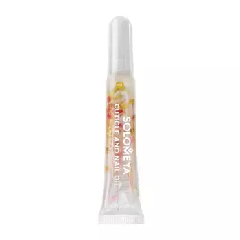 SOLOMEYA Масло для кутикулы и ногтей с цветами Тропический гибискус / Cuticle and Nail oil with flowers Tropical hibisсus 10 мл
