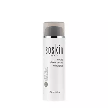 SOSKIN Корректор-флюид для ровного цвета и сияния кожи SPF25 / W+ Clarifying fluid 50 мл