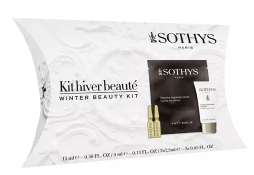 SOTHYS Набор для лица Зимний уход 2020 (крем 15 мл + лифтинг-патчи для глаз 1 х 2 патча + ампулы эликсир 2 х 1,5 мл )