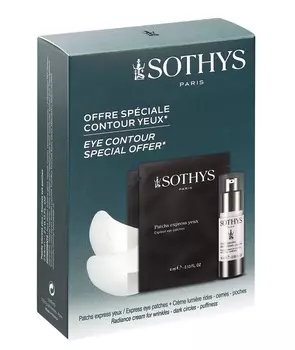 SOTHYS Промо-набор для глаз Рецепт молодости (омолаживающий крем для кожи вокруг глаз 15 мл + лифтинг-патчи 1 х 2)