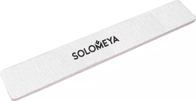 SOLOMEYA Пилка профессиональная широкая для обработки больших поверхностей 100/180 / Wide Nail file