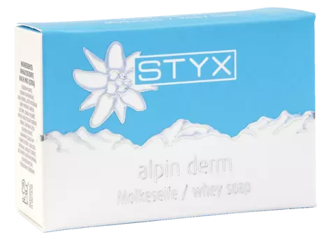 STYX NATURCOSMETIC Мыло туалетное с молочной сывороткой / ALPIN DERM with Edelweiss 100 г