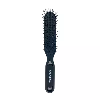 SOLOMEYA Расческа для распутывания волос, черная / Detangler Hairbrush for Wet & Dry Hair Black Aesthetic