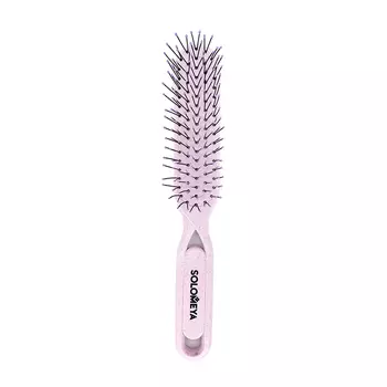 SOLOMEYA Расческа для распутывания волос, пастельно-сиреневая / Detangler Hairbrush for Wet & Dry Hair Pastel Lilac