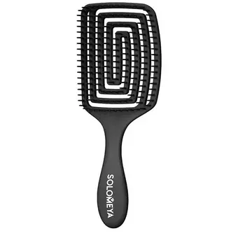 SOLOMEYA Расческа для сухих и влажных волос c ароматом винограда MZ006 / Solomeya Wet Detangler Brush Paddle Grape