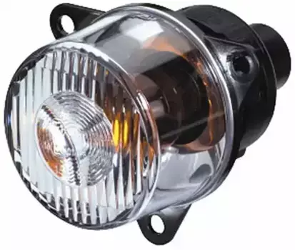 фонарь указателя поворота !белый круглый d=55 \Omn Setra,MAN,MB,Volvo Actros 2BA 008 221-007 HELLA