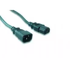 Кабель питания Gembird PC-189-VDE 1.8 м, UPS-системный блок C13-C14, VDE, черный, с заземлением, 10А, 0.75