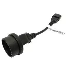 Кабель Powercom SCUT IEC-320 C14 to Socket Type-F 504291 to Socket Type-F 250V 10A