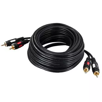 Кабель Rexant 17-0146 2RCA Plug - 2RCA Plug, 5м (GOLD)