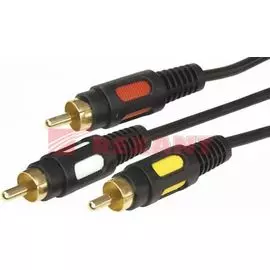Кабель Rexant 17-0215 3RCA Plug - 3RCA Plug, 5м (GOLD)