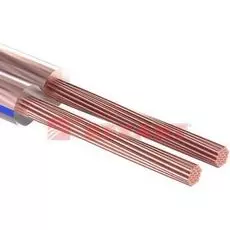 Кабель Rexant 2х1.00 мм, прозрачный BLUELINE, 100 м. 01-6205-3