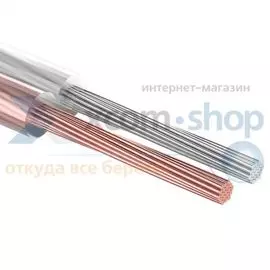 Кабель Rexant 2х4.00 мм, прозрачный SILICON, 100 м. 01-6309