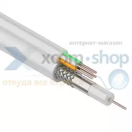 Кабель Rexant ККСВ-В + 4х0.5мм., 100м., белый 01-4021