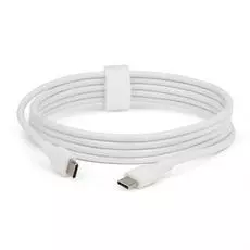 Кабель TopOn TOP-TCW USB Type-С-USB Type-C для зарядки и передачи данных через порт USB-C, длина 175 см, стяжка на липучке, белый