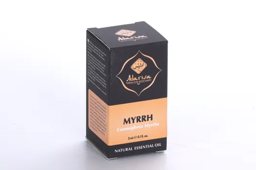 Масло смолы мирры горькой Adarisa Commiphora myrrha эфирное, 3 мл