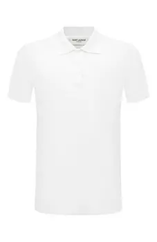 Хлопковое поло Saint Laurent