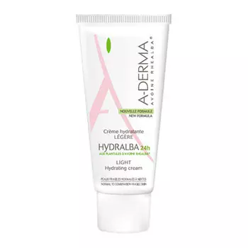 A-Derma Легкий увлажняющий крем 24h, 40 мл (A-Derma, Hydralba)