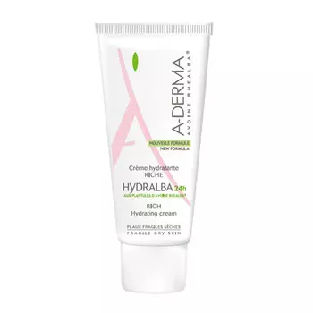 A-Derma HYDRALBA 24h Насыщенный увлажняющий крем 40 мл (A-Derma, Hydralba)