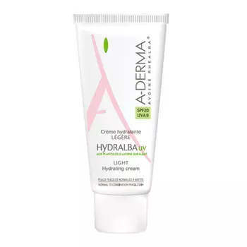 A-Derma HYDRALBA UV Легкий увлажняющий крем 40 мл (A-Derma, Hydralba)