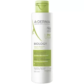 A-Derma Мягкий очищающий дерматологический лосьон для хрупкой кожи, 200 мл (A-Derma, Biology)