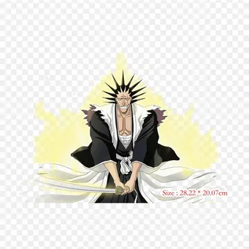 Отбеливатель Ashisogi Jizo Mayuri Kurotsuchi Retsu Unohana, термопереносная печать, виниловые нашивки, наклейки для одежды, аппликации «сделай сам», моющиеся нашивки