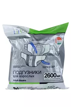 Подгузники Lino д/взрослых р M, 2 шт